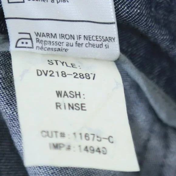 Vince Linen Lyocell Chambray Cargo Trouser Pants Size 26 - Picture 6 of 8